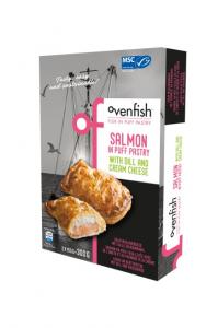 STARTERS - Ovenfish - Salmon puff pastry with Dill and Cream Cheese 2x150g